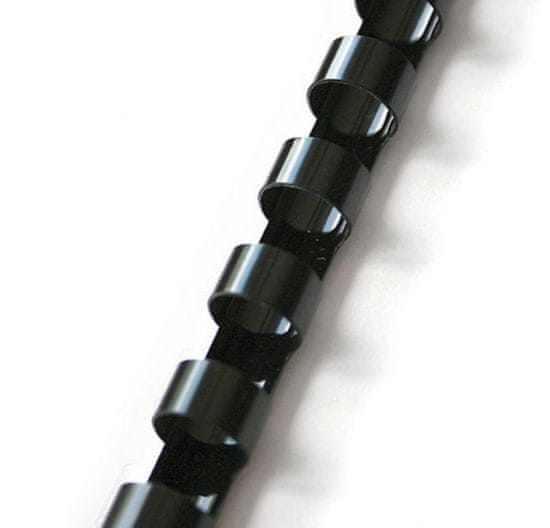 GBC Hřbety plastové 32 mm, černé, 50 ks