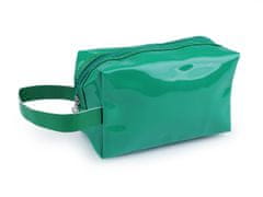 Pouzdro / kosmetická taška s poutkem 11x18 cm - zelená smaragdová
