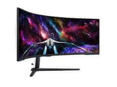 Samsung Odyssey Neo G95NC monitor, 144,78 cm (57), VA, 7680x2160, FreeSync Premium Pro, ukrivljen (LS57CG952NUXEN) - zánovní