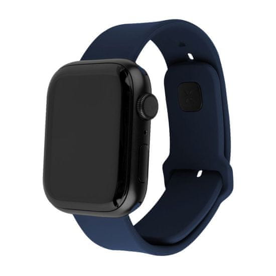 FIXED Set silikonových řemínků Silicone Sporty Strap pro Apple Watch Ultra 49mm FIXSST2-1029-BL, modrý