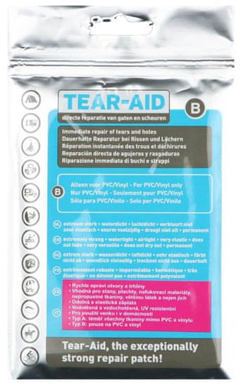 Lerko Samolepicí záplata TEAR-AID typ B na PVC