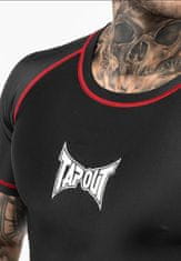 Rashguard TAPOUT s kr. rukávem CRYSTAL - černý