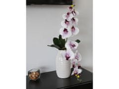sarcia.eu Keramická váza Ecru, vysoká váza na květiny 13x13x25,5 cm 