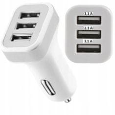 Verk 10047 Autonabíječka 3x USB 1.1A/2.1A/3.1A