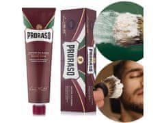 Proraso Proraso - Krémové mýdlo na holení, tuba - tvrdé vousy, 150 ml