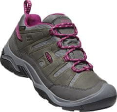 KEEN Dámské kožené tenisky Circadia Wp 1026770 steel grey/boysenberry (Velikost 37)