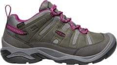 KEEN Dámské kožené tenisky Circadia Wp 1026770 steel grey/boysenberry (Velikost 37)