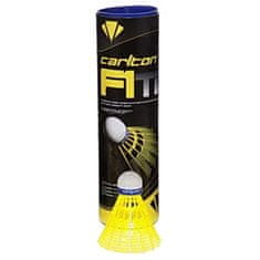 Dunlop F1 Ti Yellow badmintonové míčky modrá balení tuba 6 ks