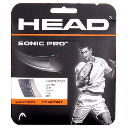 Head Sonic Pro tenisový výplet 12 m černá průměr 1,25