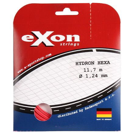 Hydron Hexa tenisový výplet 11,7 m červená průměr 1,14