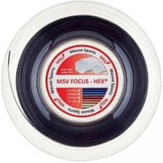 MSV Focus HEX tenisový výplet 200 m černá průměr 1,23