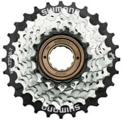 Shimano 7-kolo MF-TZ510 14-28 zubů, hnědé/černé, v krabičce