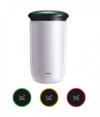 Umax chytrá láhev Cooling Cup C2 White/ upozornění na pitný režim/ objem 220ml/ provoz 30 dní/ USB/ ocel