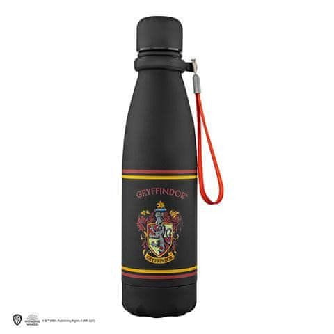 Distrineo Harry Potter Nerezová láhev 500 ml na teplé a studené nápoje - Nebelvír