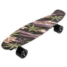 Meteor Flip Multi plastový skateboard černá varianta 40578