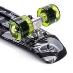 Meteor Flip Multi plastový skateboard lebky varianta 40581