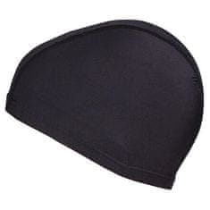 Polyester Cap plavecká čepice černá balení 1 ks