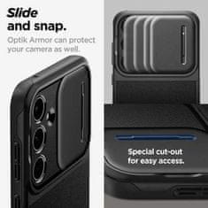 Spigen Hybridní obal na Samsung Galaxy A55 5G Spigen Optik Armor Black