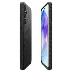 Spigen Silikonový kryt na Samsung Galaxy A55 5G Spigen Liquid Air Matte Black