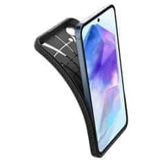 Spigen Silikonový kryt na Samsung Galaxy A55 5G Spigen Liquid Air Matte Black