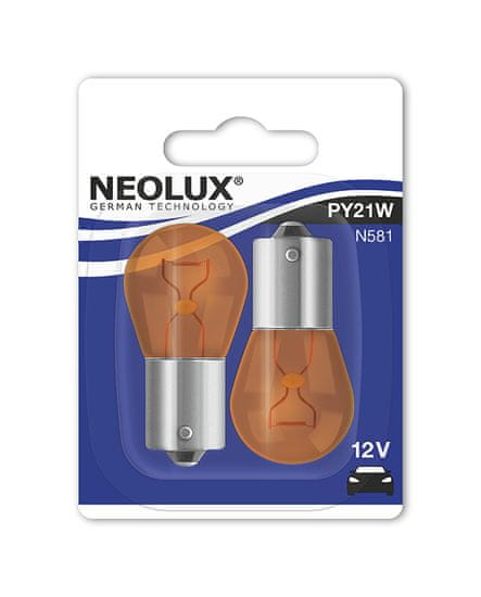 NEOLUX Žárovka pomocná PY21W 12V N581-02B