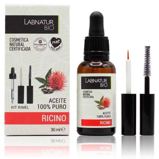 Ricinový olej + řasenka sada 30ml Labnatur Bio