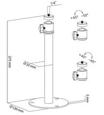 Cabletech Držák projektoru CABLETECH UCH0258