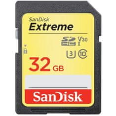 SanDisk Paměťová karta SDHC Extreme 32GB UHS-I U3 (100R/ 60W)