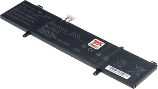 Baterie T6 Power pro Asus VivoBook 14 X411UN, Li-Poly, 11,52 V, 3653 mAh (42 Wh), černá