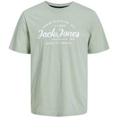 Jack&Jones Pánské triko JJFOREST Standard Fit 12247972 Desert Sage (Velikost M)