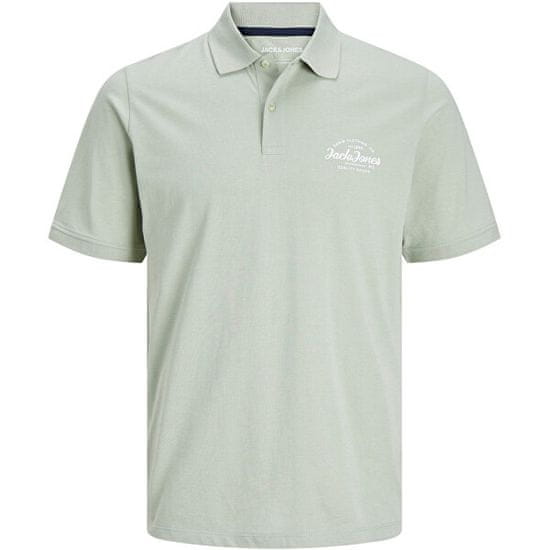 Jack&Jones Pánské polo triko JJFOREST Standard Fit 12248621 Desert Sage