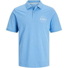 Jack&Jones Pánské polo triko JJFOREST Standard Fit 12248621 Pacific Coast (Velikost L)