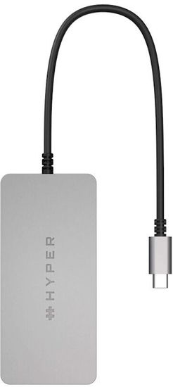 Hyper Drive 5v1 USB-C Hub (WWCB), stříbrná