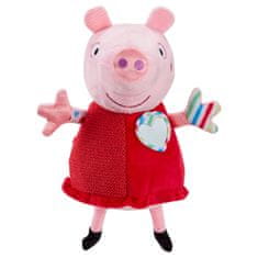 Mamitati Smyslová edukační hračka PEPPAPIG, plyšová, 12,5cm, červená