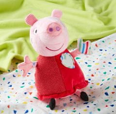 Mamitati Smyslová edukační hračka PEPPAPIG, plyšová, 12,5cm, červená