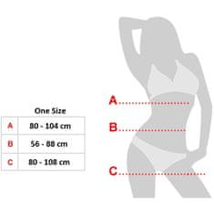 XSARA Svůdné erotické body + punčochy - sada erotického prádla - 79042205