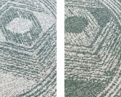 Elle Decor Kusový koberec Gemini 106030 Green kruh z kolekce Elle – na ven i na doma 100x100 (průměr) kruh