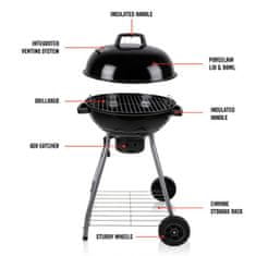 BBQ Collection Gril na dřevěné uhlí kulatý 45 cm