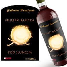 IMPAR SUBLIMACE Víno Nejlepší babička pod sluncem - Červené víno