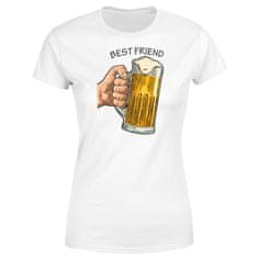 IMPAR SUBLIMACE Tričko Beer friend - Velikost - L;Typ - pro ženy;Barva trička - Bílá