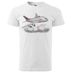 IMPAR SUBLIMACE Tričko Airbus A380 - dětské - Velikost - 110;Barva trička - Bílá
