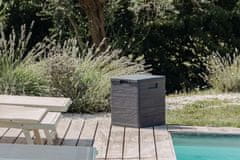 TOOMAX Z0173R0--4100 WOODYS zahradní plastový úložný box 90 L grafit