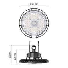 Emos EMOS LED průmyslové závěsné svítidlo HIGHBAY PROFI PLUS 120d 100W ZU210.12