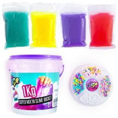 Canal Toys So Slime 1kg barevného slizu s doplnky