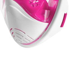 Celoobličejová šnorchlovací maska S/M Bílá/Růžová