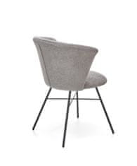 Halmar Čalouněná jídelní židle K459, šedá