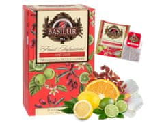 Basilur BASILUR Fruit Infusions - Ovocný čaj bez kofeinu s přírodním aroma goji, limetky a citrusů, v sáčcích 20 x 2 g x12