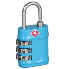 Rock Bezpečnostní TSA kódový zámek na zavazadla ROCK TA-0035 - modrá