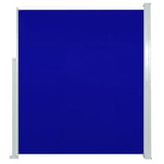Vidaxl Zatahovací boční markýza 160 x 300 cm modrá