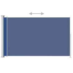 Vidaxl Zatahovací boční markýza 220 x 300 cm modrá
